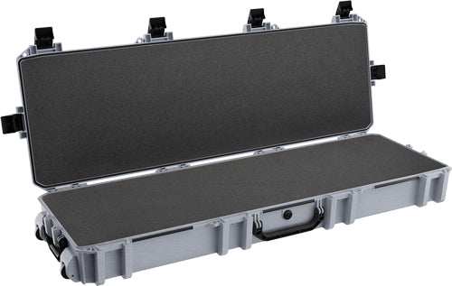 Pelican Vault Double Rifle - Case W/ Wheels/foam 53" Gray - Skoutley Outdoors LLC