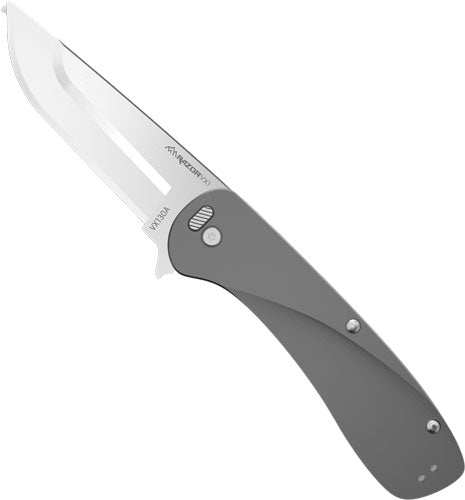 Outdoor Edge Razor Vx1 3" Fldr - Cool Gray Alum Spring Assist - Skoutley Outdoors LLC