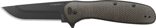 Outdoor Edge Razor Vx2 3" Fldr - Brown Micarta Spring Assist