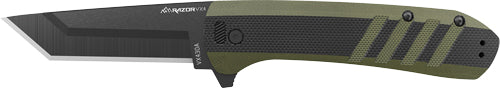 Outdoor Edge Razor Vx4 3" Fldr - Black/green G10 Black Tanto - Skoutley Outdoors LLC