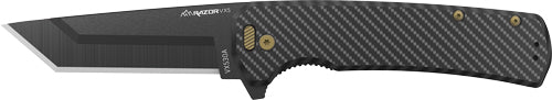 Outdoor Edge Razor Vx5 3" Fldr - 1k Carbon Black G10 Blk Tanto