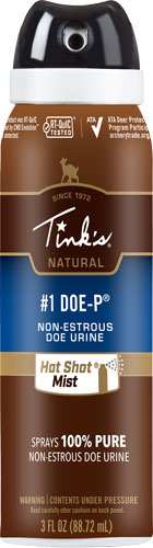 Tinks Deer Lure #1 Doe-p Non - Estrus Hot Shot Mist 3oz. Aero - Skoutley Outdoors LLC