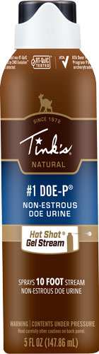 Tinks Deer Lure #1 Doe-p Non - Estrus Hot Shot Gel 5oz. Aero - Skoutley Outdoors LLC