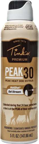 Tinks Peak30 Premium Deer Lure - Estrus Gel Stream 5oz. - Skoutley Outdoors LLC