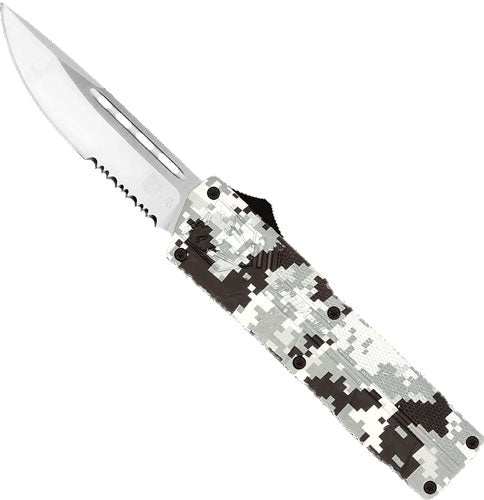 Cobratec Lightweight Otf - Winter Digi 3.25" Dp Serrated - Skoutley Outdoors LLC