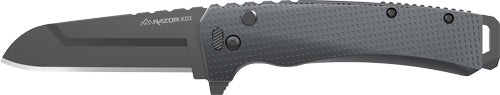 Outdoor Edge Razor Xd3 3" - Folder Edc Charcoal Sheepsfoot