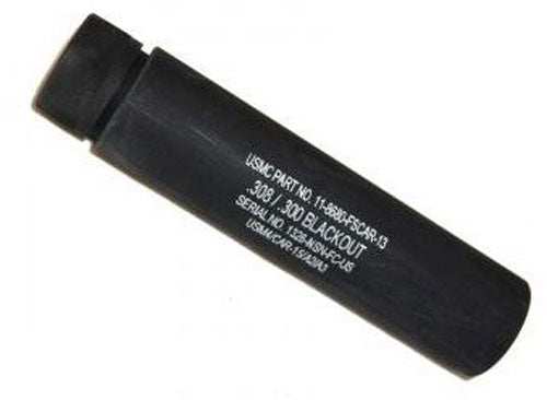 Guntec Ar308 Fake Suppressor - 5.5" 5/8x24 Threads Black - Skoutley Outdoors LLC