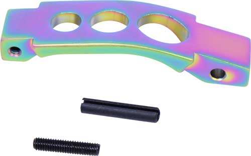Guntec Ar15 Enhanced Trigger - Guard Rainbow Coated Pvd - Skoutley Outdoors LLC