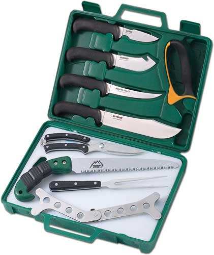 Outdoor Edge Game Processor - 11 Piece Combo W/carry Case - Skoutley Outdoors LLC