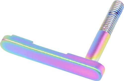 Guntec Ar15 Mag Catch Lever - Matte Rainbow Pvd Coated!