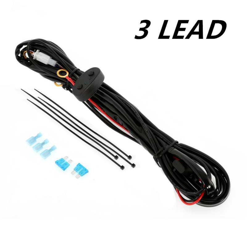 Load image into Gallery viewer, Wiring Harness 10FT, Customized for AUXBEAM 6 Modes LED Light Bar, 12V 40A Relay for Switching Between Different Modes
