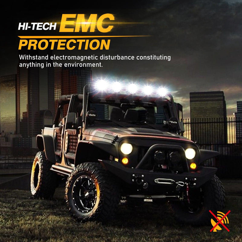 Load image into Gallery viewer, (2pcs/set) 7 Inch 230W 33332LM 360-PRO Series LED Driving Lights+Amber/Black Covers(Optional) for ATV UTV SIDE BY SIDE 4X4
