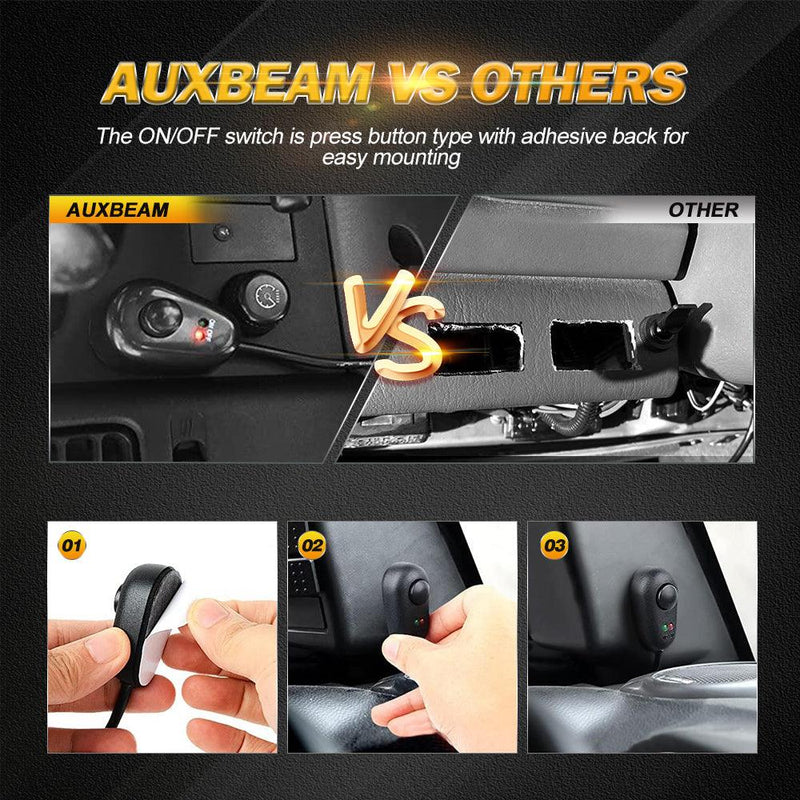 Load image into Gallery viewer, (2 Leads 16AWG) DT Connector LED Light Bar Wiring Harness Kit with Fuse 12V 40A Relay ON/OFF Switch
