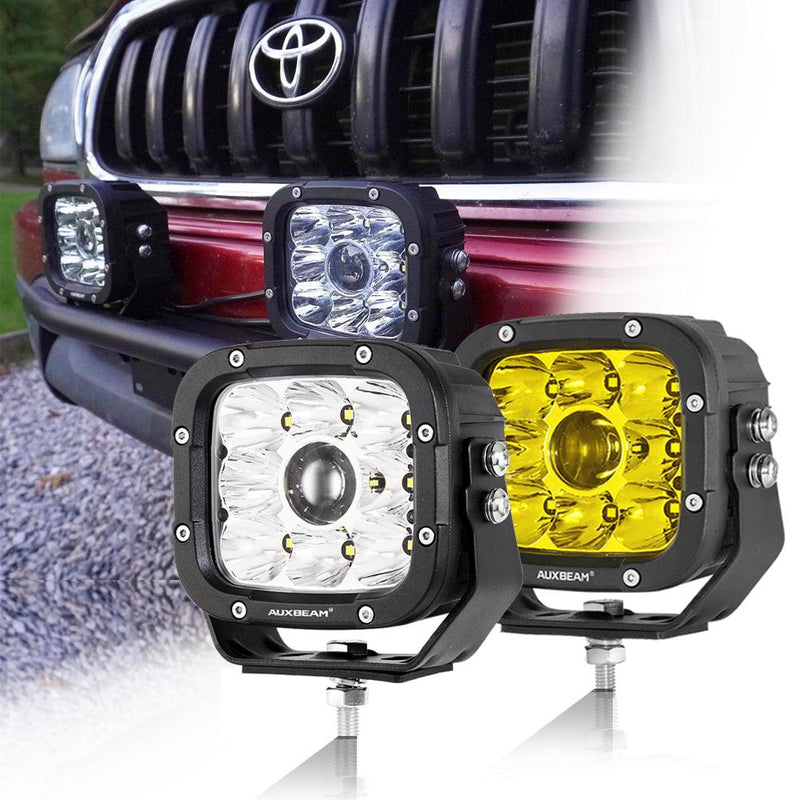 Load image into Gallery viewer, (2pcs/4pcs set) 5 Inch 110W White/Amber Spot Light LED Driving Lights for Toyota Tacoma
