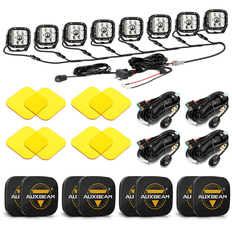 Load image into Gallery viewer, XP-ULTRA Series 5 Inch 110W 11000LM White/Amber LED Driving Lights Pods Light
