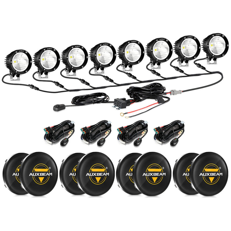 Load image into Gallery viewer, C4 Series | 4 Inch 100W Spot Round LED Pods White LED Driving Lights
