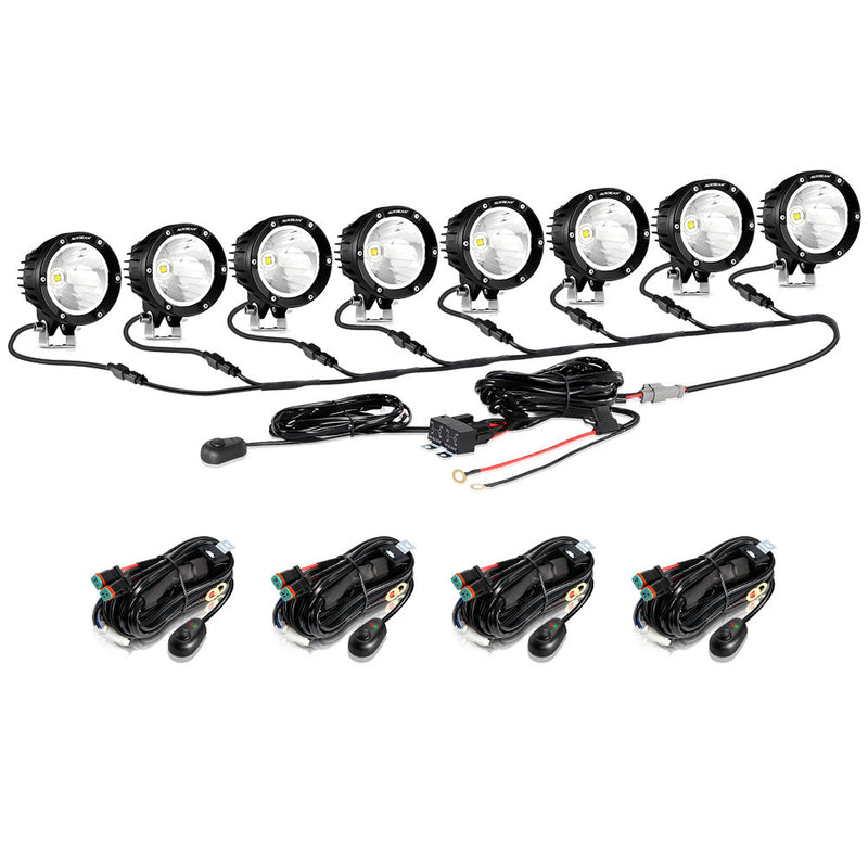 Load image into Gallery viewer, C4 Series | 4 Inch 100W Spot Round LED Pods White LED Driving Lights
