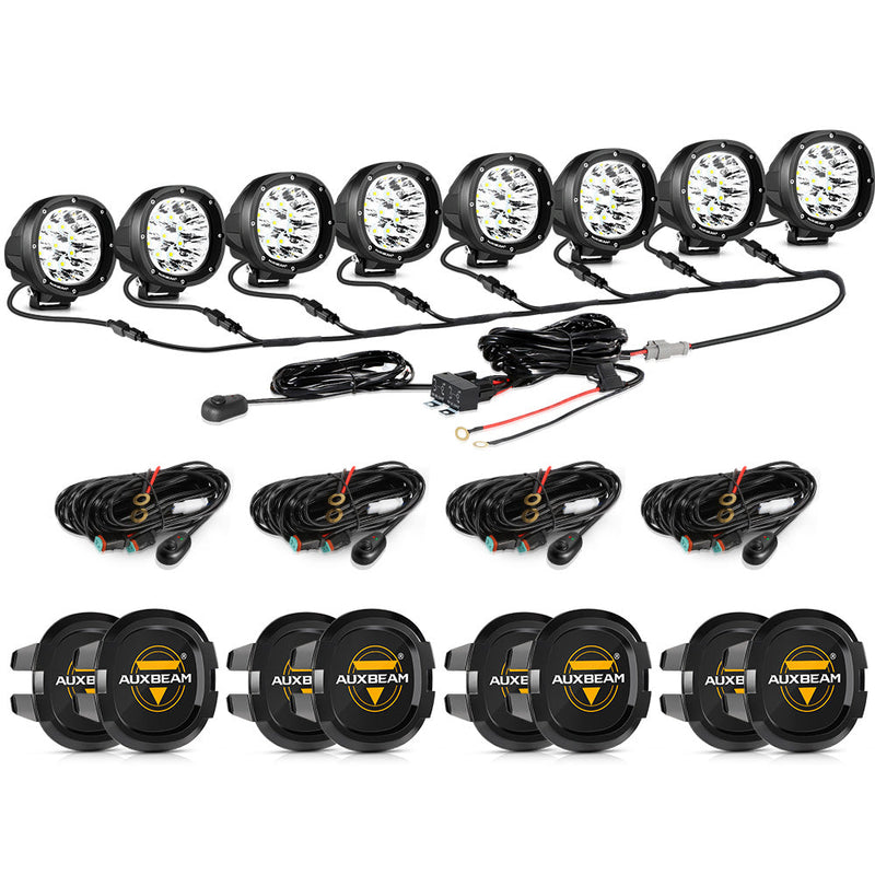 Load image into Gallery viewer, P4 Series | 4 Inch 90W Round LED Driving Lights Spot White Pod Lights
