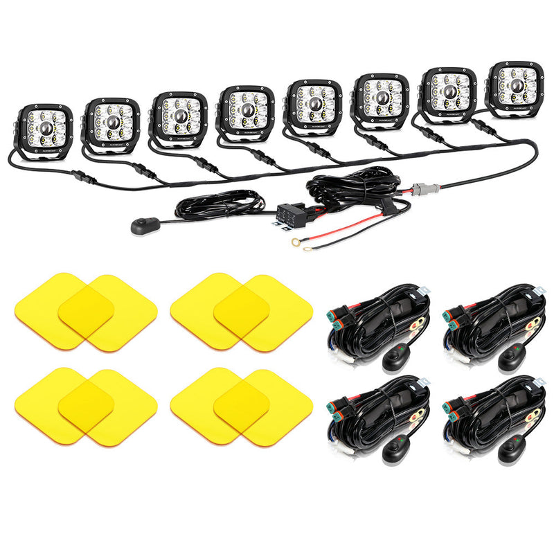 Load image into Gallery viewer, XP-ULTRA Series 5 Inch 110W 11000LM White/Amber LED Driving Lights Pods Light
