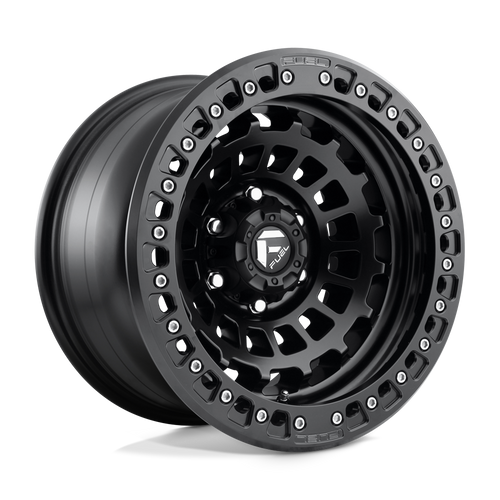 Fuel 1 Pc D101 Zephyr Beadlock Matte Black