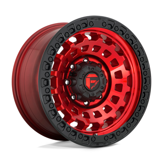 Fuel 1 Pc D632 Zephyr Candy Red Black Bead Ring