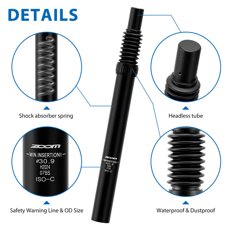 Load image into Gallery viewer, ZOOM Bike Suspension Seatpost
