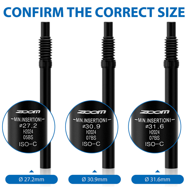 Load image into Gallery viewer, ZOOM Bike Suspension Seatpost
