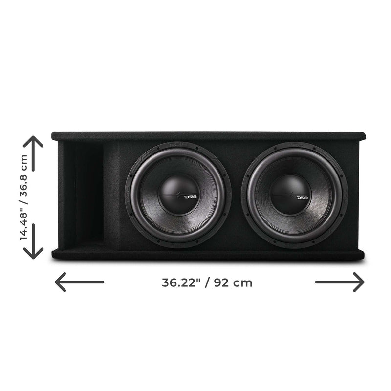 Load image into Gallery viewer, Dual 12&quot; Loaded Subwoofer Ported Enclosure With ZR12.4D 1500 Watts Rms - Skoutley Outdoors LLC
