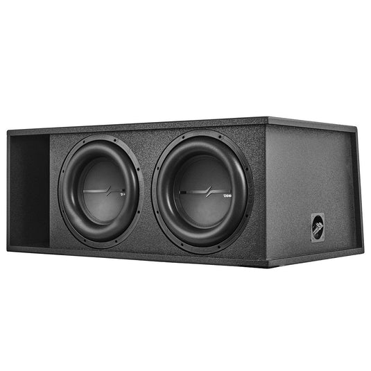 Dual 12" Loaded Subwoofer Ported Rugged Armored Enclosure With ZXI12.4D 2000 Watts Rms