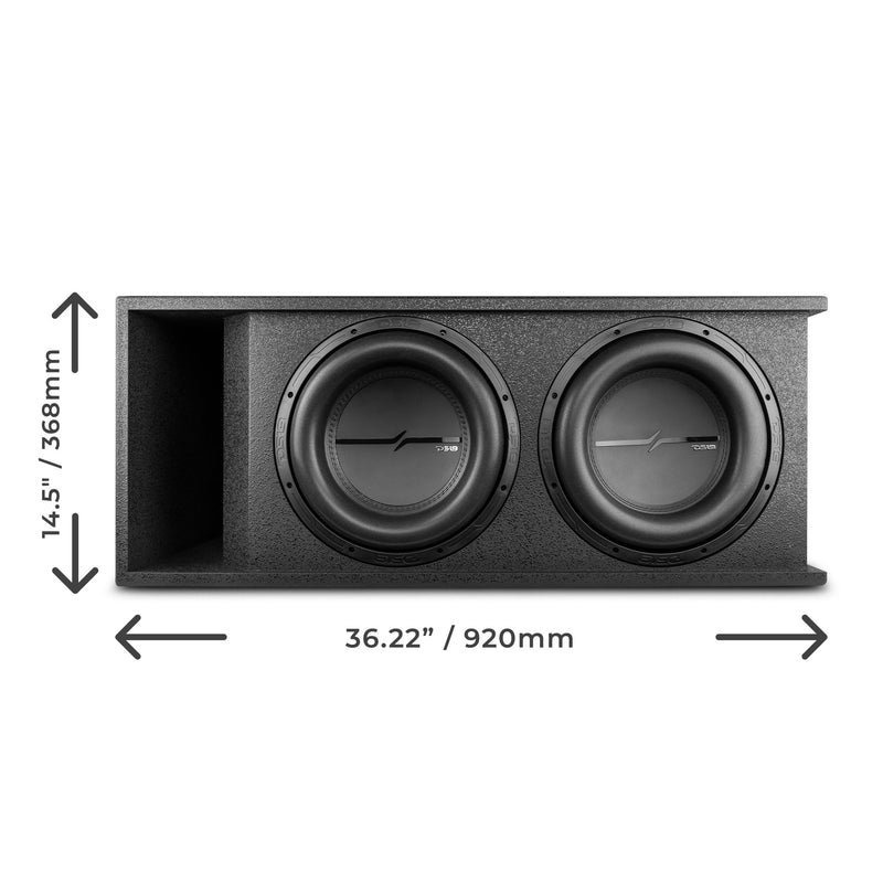 Load image into Gallery viewer, Dual 12&quot; Loaded Subwoofer Ported Rugged Armored Enclosure With ZXI12.4D 2000 Watts Rms
