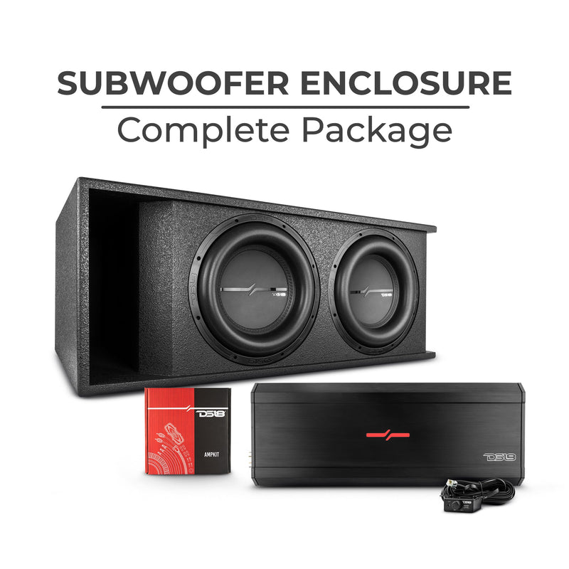 Load image into Gallery viewer, 2 x 12&quot; Subwoofer Enclosure Complete Package
