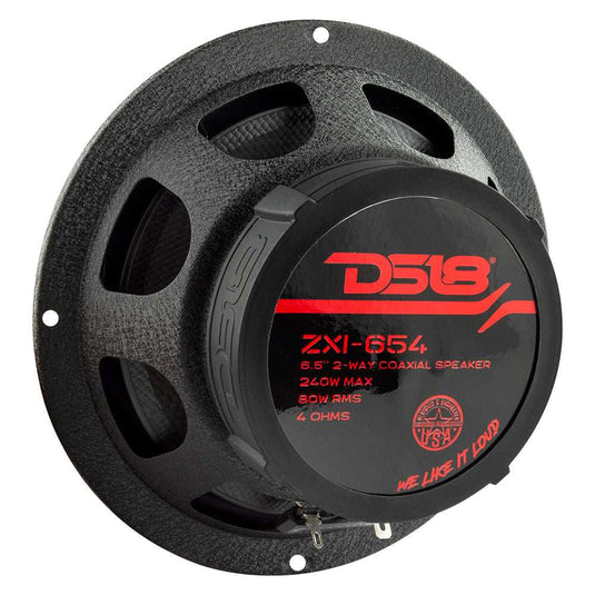 ZXI 6.5" 2-Way Coaxial Speakers with Kevlar Cone 80 Watts Rms 4-Ohm - Skoutley Outdoors LLC