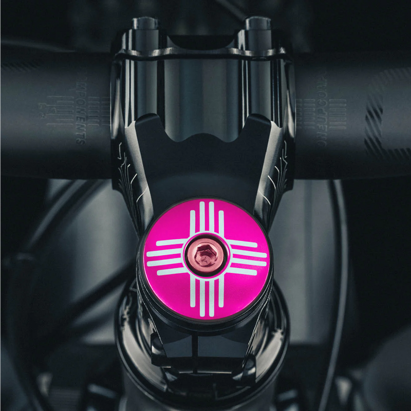 Load image into Gallery viewer, Zia New Mexico Bicycle Headset Cap
