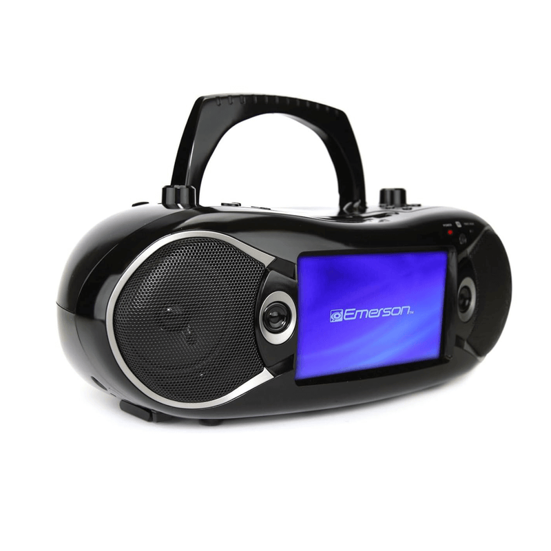 Load image into Gallery viewer, Emerson 7&quot; Bluetooth DVD Boombox with AMFM Radio &amp; Digital TV
