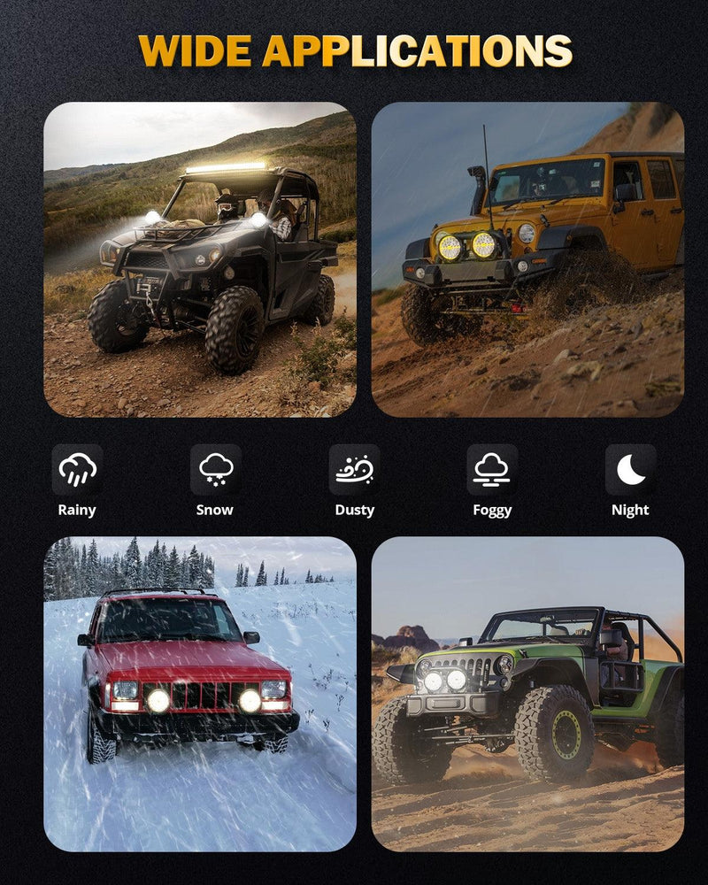 Load image into Gallery viewer, RAY-L Series | 9 Inch 318W 34180LM Dual DRL Offroad LED Driving Lights
