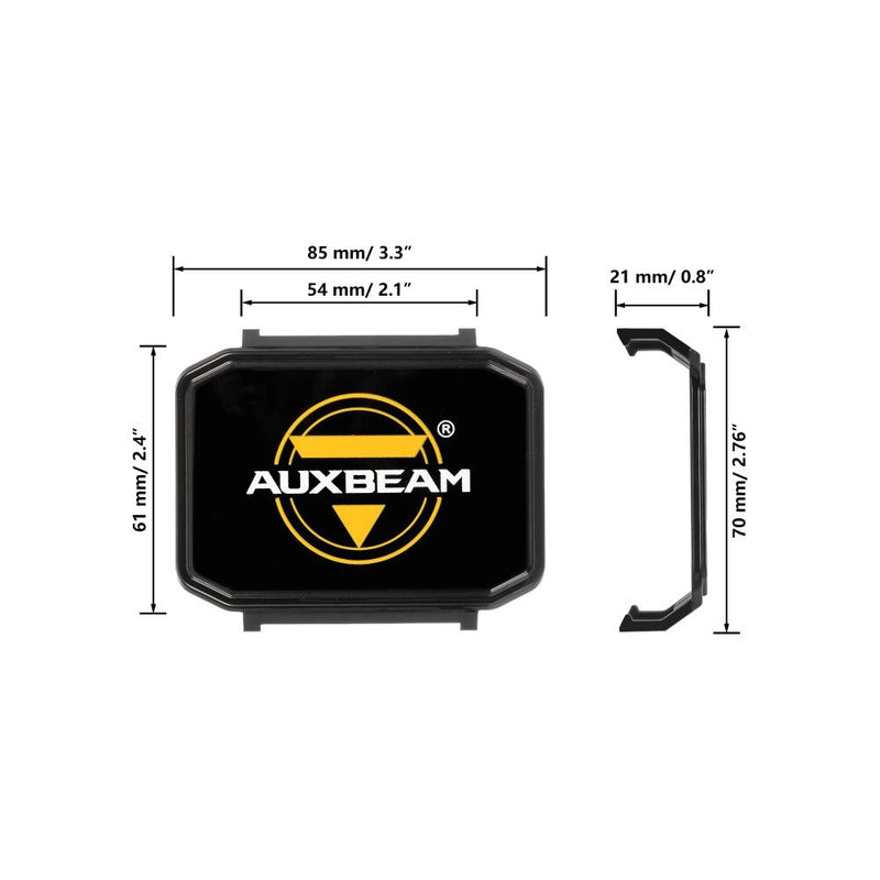 Load image into Gallery viewer, 4 Inch LED Pod Lights Black Cover Light Shield Cover
