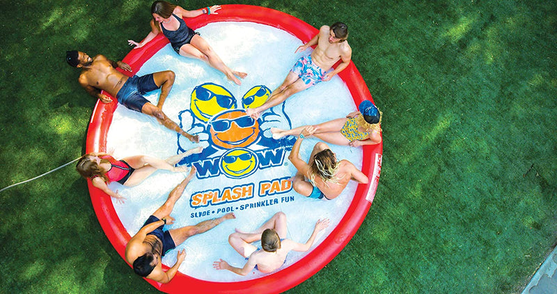 Load image into Gallery viewer, WOW Watersports Super Splash Pad 12' with Sprinkler

