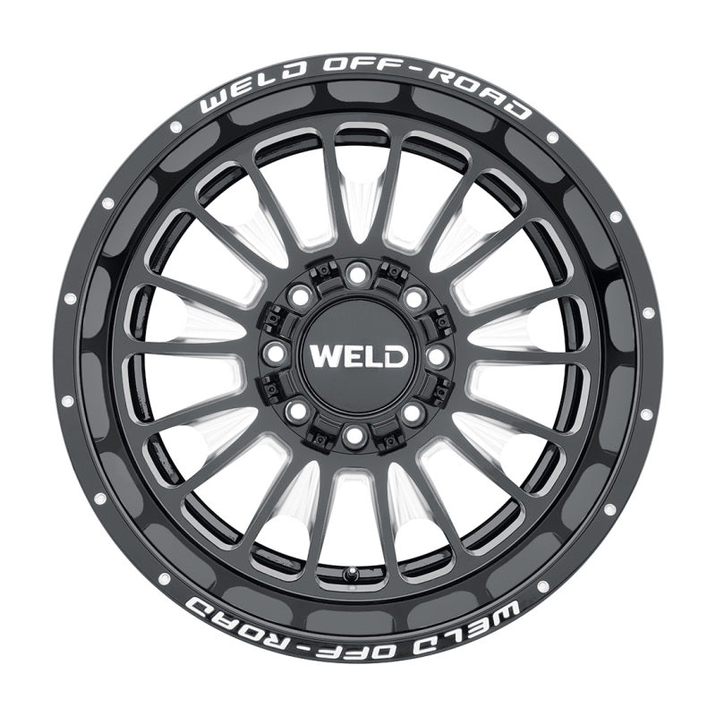 Load image into Gallery viewer, Weld Off-Road W121 20X10 Scorch 6X135 6X139.7 ET13 BS6.00 Gloss Black MIL 106.1

