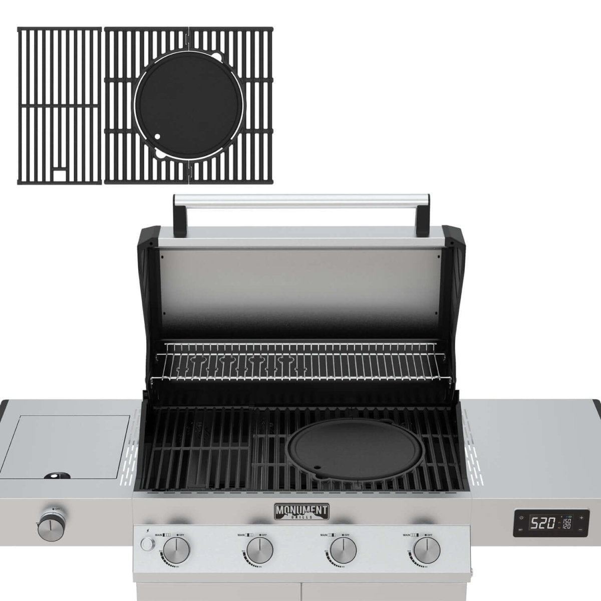 A104 Multifunction Cast Iron Grate
