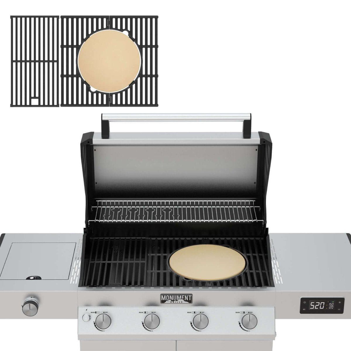 A104 Multifunction Cast Iron Grate