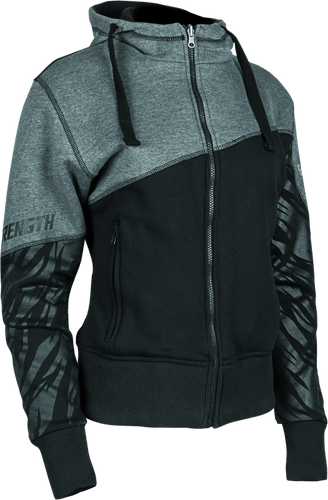 Speed and Strength Cat Outa Hell Hoody Grey/Black Womens - 4XL