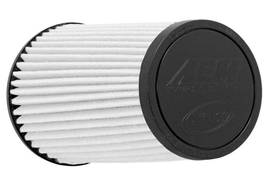 AEM Induction AEM Dryflow Conical Air Filter 2.75in Flange ID / 6in Base OD / 5.125in Top OD / 9.125in Height 21-2029BF