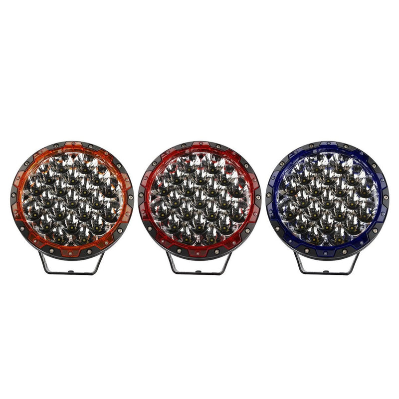 Load image into Gallery viewer, (2pcs/set) 7 Inch 210W Round Spot Beam Offroad LED Driving Lights+Amber/Black Covers(Optional) for SUV ATV UTV Trucks Pickup Jeep Golf Cart Boat
