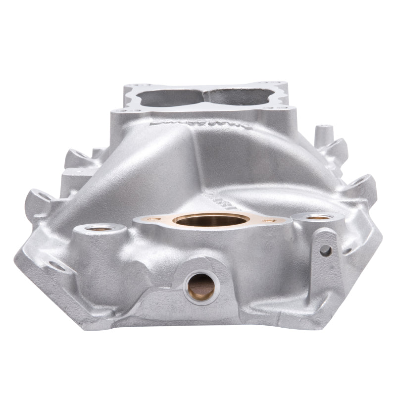 Load image into Gallery viewer, Edelbrock Manifold Marine RPM Chevy Big Block Oval Port w/ Brass
