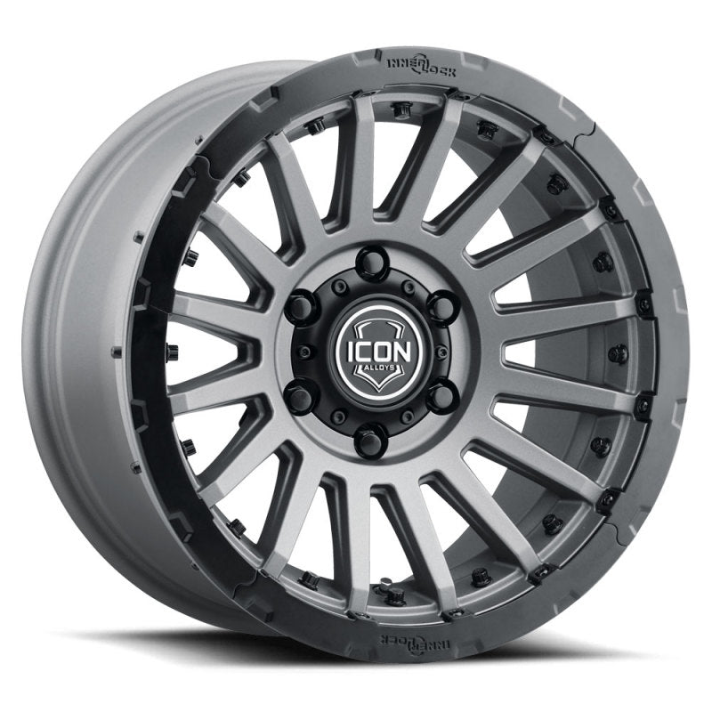 Load image into Gallery viewer, ICON Recon Pro 17x8.5 6x5.5 0mm Offset 4.75in BS 106.1mm Bore Charcoal Wheel
