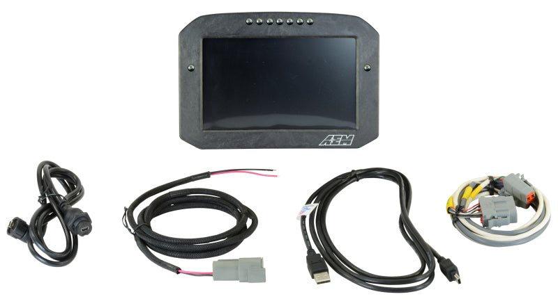Load image into Gallery viewer, AEM Electronics Flat Panel Display Kit, CD-7L Carbon
