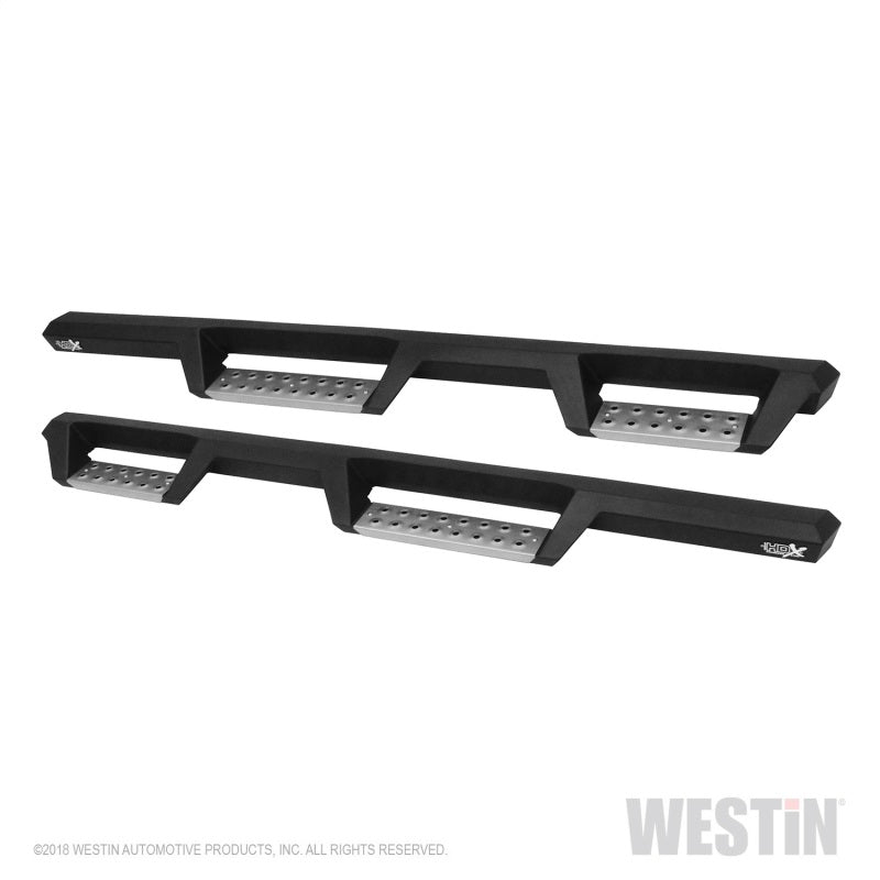 Load image into Gallery viewer, Westin/HDX 2018 Jeep Wrangler JL Unlimited Drop Nerf Step Bars - Textured Black

