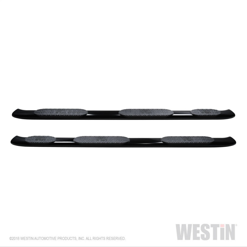 Load image into Gallery viewer, Westin 19-22 RAM 1500 CC 5ft7in. Bed (Excl. Classic) PRO TRAXX 5 W2W Oval Nerf Step Bars - Black
