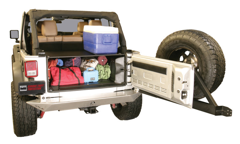 Load image into Gallery viewer, Tuffy Jk Unlimited Tailgate Enclosure- Black For 2011+
