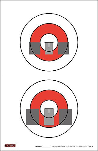 Load image into Gallery viewer, 125 EZ2C Targets Instructors Favorites 5 Styles Paper Targets Bundle 11"x17" USA Made
